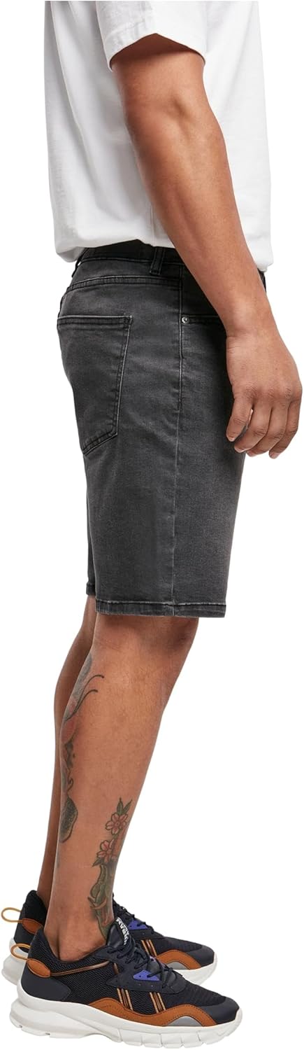 Urban Classics Herren Relaxed Fit Jeans Shorts, kurze Männer Jeanshose, erhältlich in vielen verschi