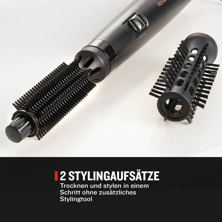Remington Warmluftbürste [inkl. 2 Aufsätze: 19mm &amp; 25mm Rundbürste] Blow Dry&amp;Style (trocknet &amp; stylt
