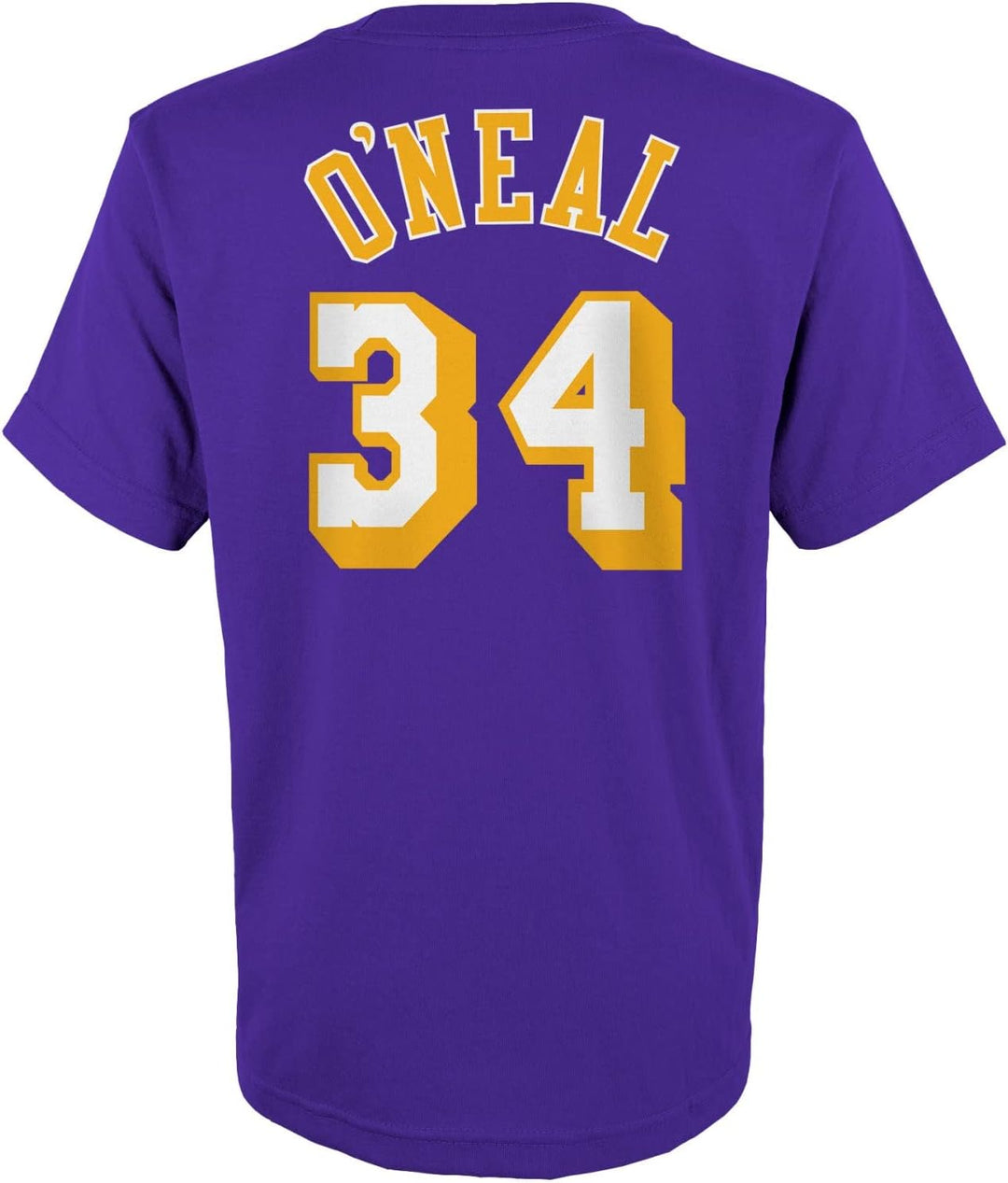 Mitchell & Ness Name & Number T-Shirt (NBA | HWC | NFL) Shaquille O´neal - Purple XL, Shaquille O´ne