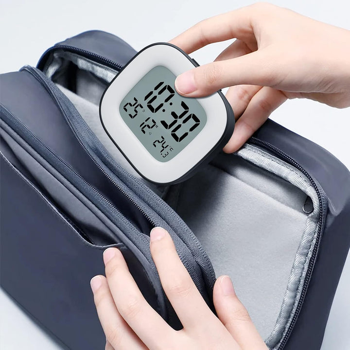 Wecker Digital, Wecker Batteriebetrieben Bettseite - Tischuhren mit Temperaturanzeige, Schlummerfunk
