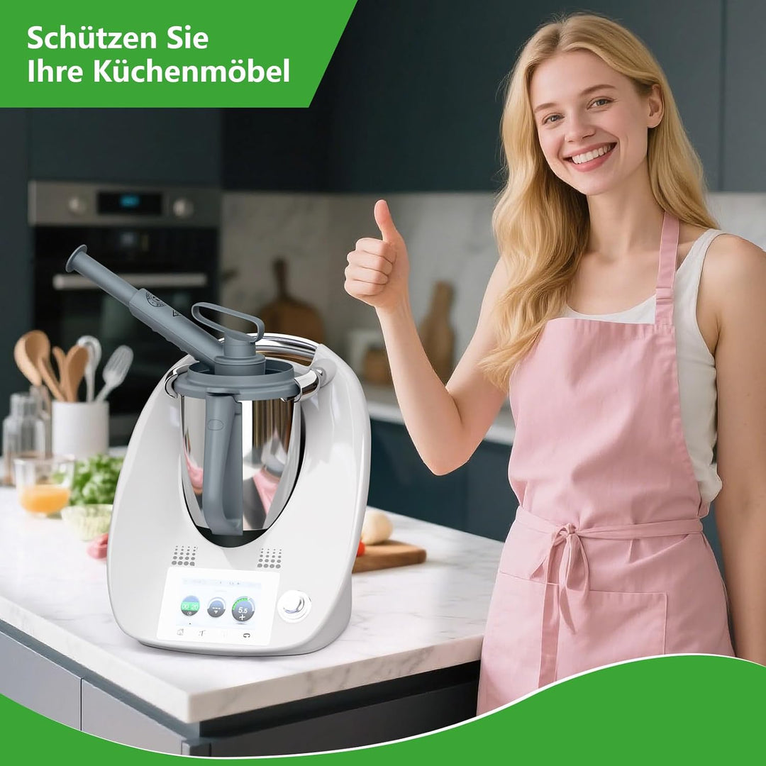 KULACO Dampfumleiter für Thermomix TM6 TM5 TM31 TM21, Dampfumleitung zum Schutz von Küchen Hängeschr