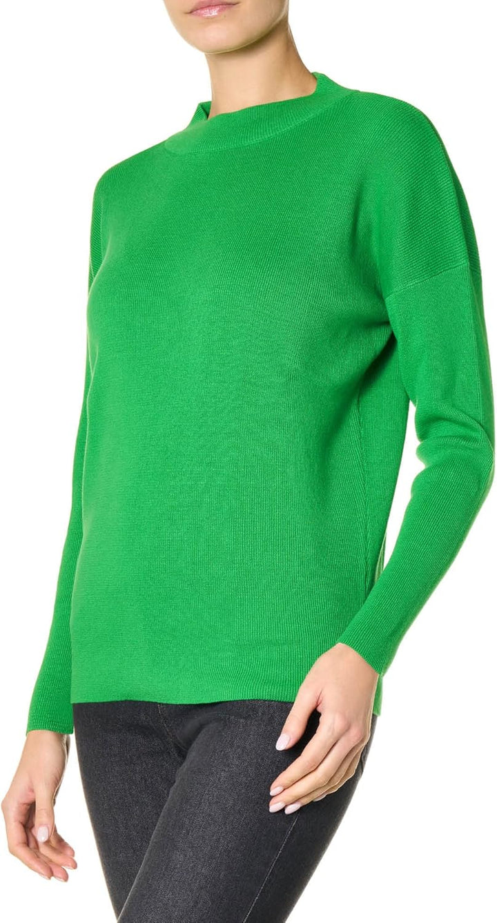 goldenpoint Damen Ajour-Pullover Lange Ärmel S Grün, S Grün