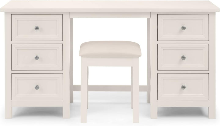 Julian Bowen Maine Schminkhocker, weiss Weiss (Surf White), Weiss (Surf White)