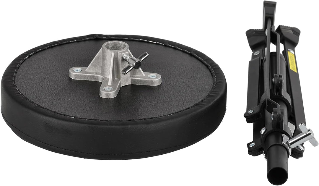GEWA Schlagzeughocker rund DT-90 schwarz, höhenverstellbar, einstrebig runder Sitz, einstrebig - ***
