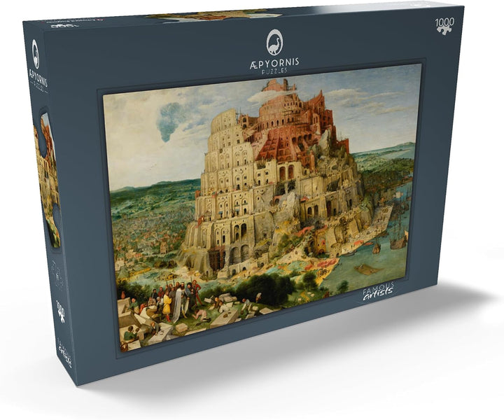 The Tower of Babel, 1563, by Pieter Bruegel The Elder - Premium 1000 Teile Puzzle - MyPuzzle Sonderk