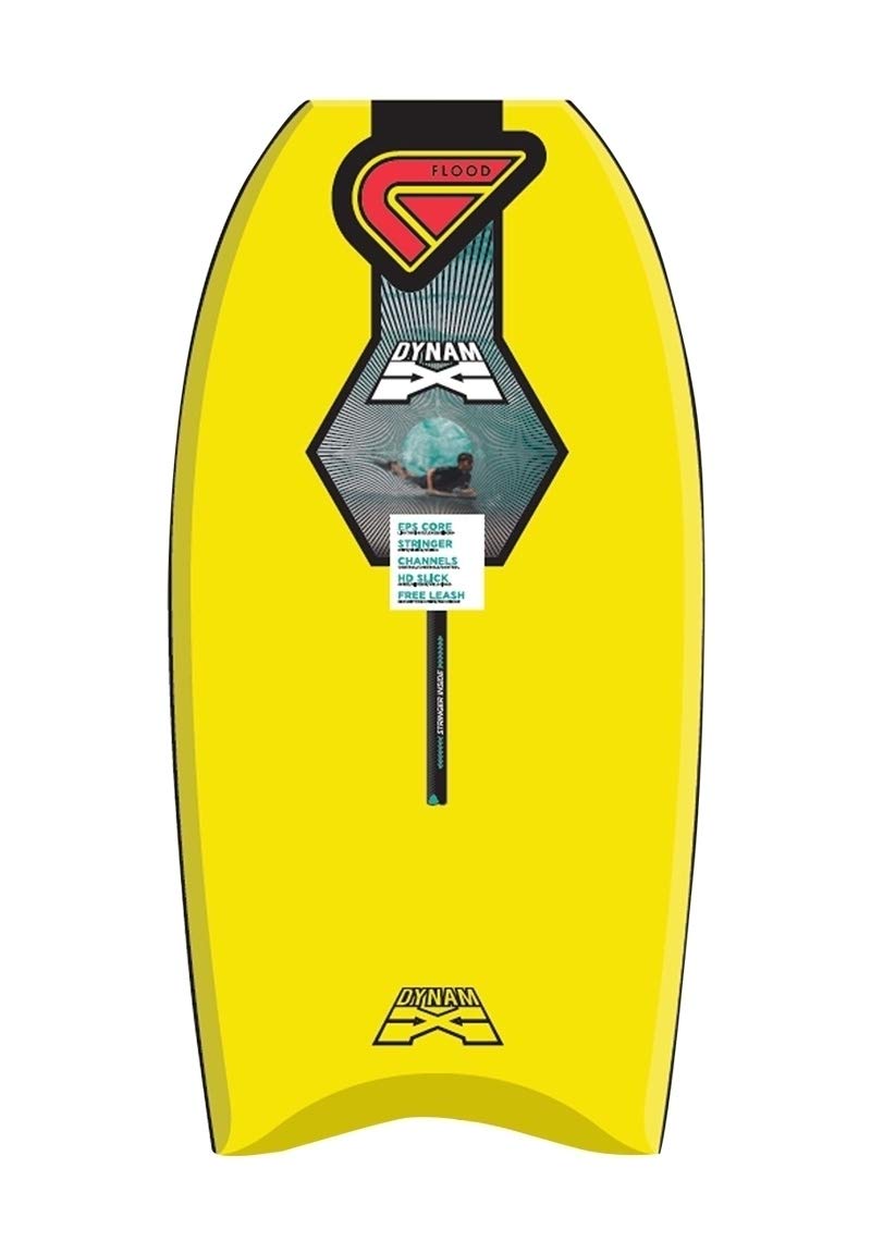 Flood Dynamx Stringer Bodyboard gelb 41', gelb 41'
