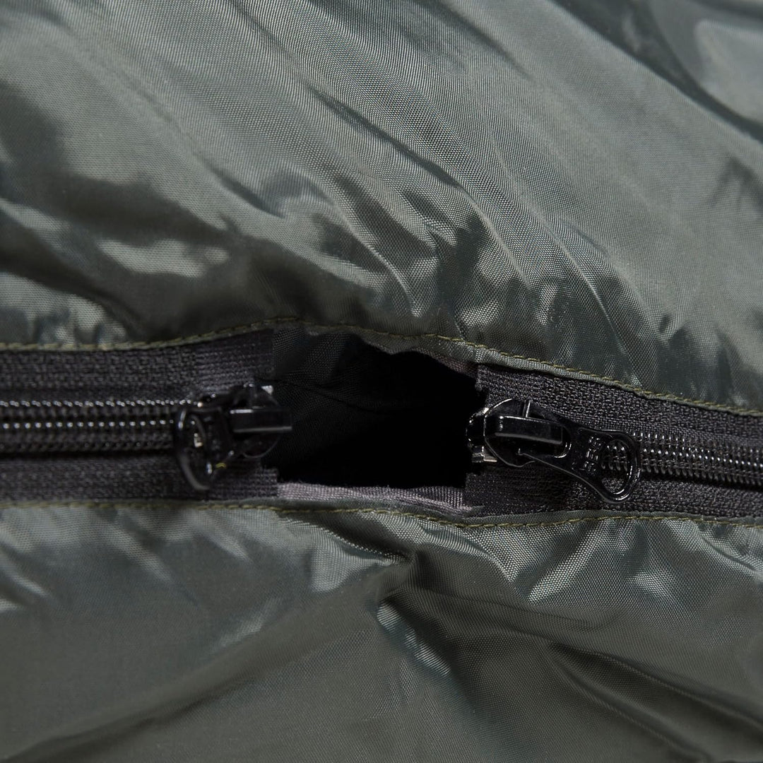 Trespass Catnap Unisex-Schlafsack für 3 Jahreszeiten, wasserabweisend, für Erwachsene moos, moos