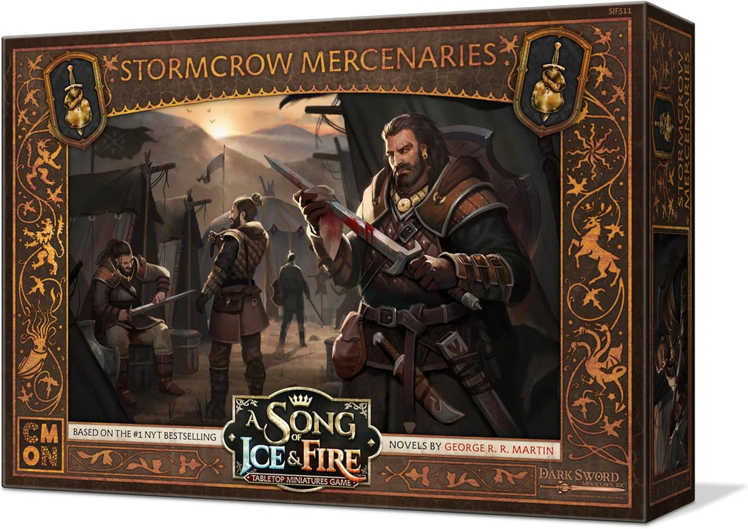 CoolMiniOrNot Inc, Stormcrow Mercenaries Expansion: A Song of Ice and Fire, Miniatures Game, Ages 14