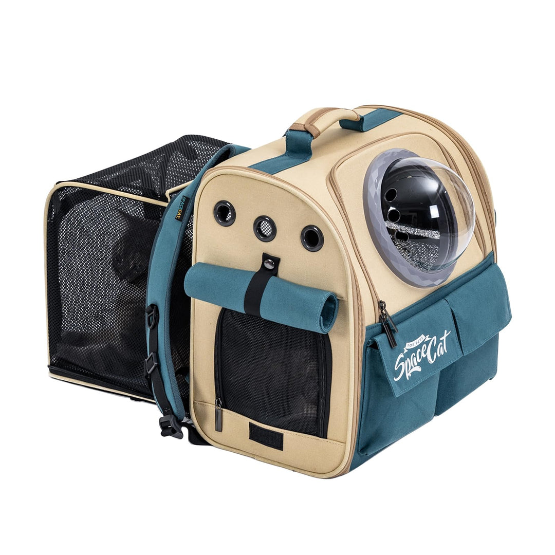 Galatée Erweiterbarer Haustierrucksack, Flugzeugzugelassener Haustierrucksack Für Katzen Und Kleine