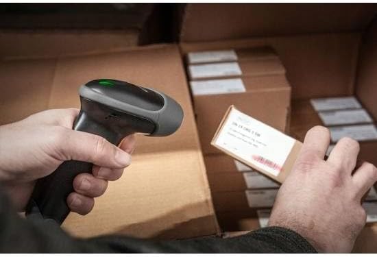 DIGITUS DA-81002 – 2D Barcodescanner – Bidirektional Handscanner – 200 Scans/s – 10 cm Scanweite – 2
