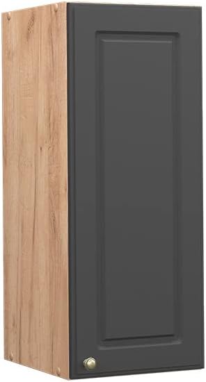 Vicco Hängeschrank Fame-Line, Anthrazit-Gold/Goldkraft Eiche, 30 cm Anthrazit-gold Hängeschrank 30 c