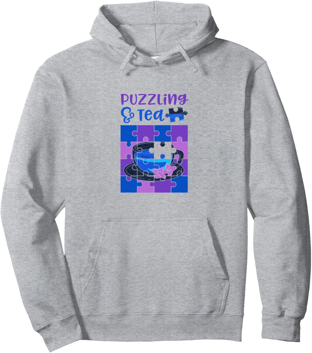 Puzzle und Tee Hobby Puzzeln Jigsaw Pullover Hoodie