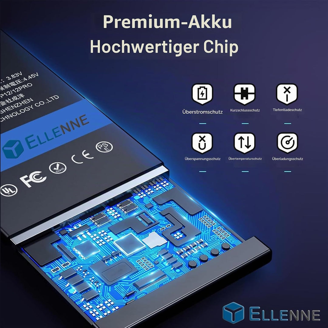 ELLENNE Akku mit hoher Kapazität 8820 mAh, kompatibel mit iPad Air mit Demontage-Kit im Lieferumfang
