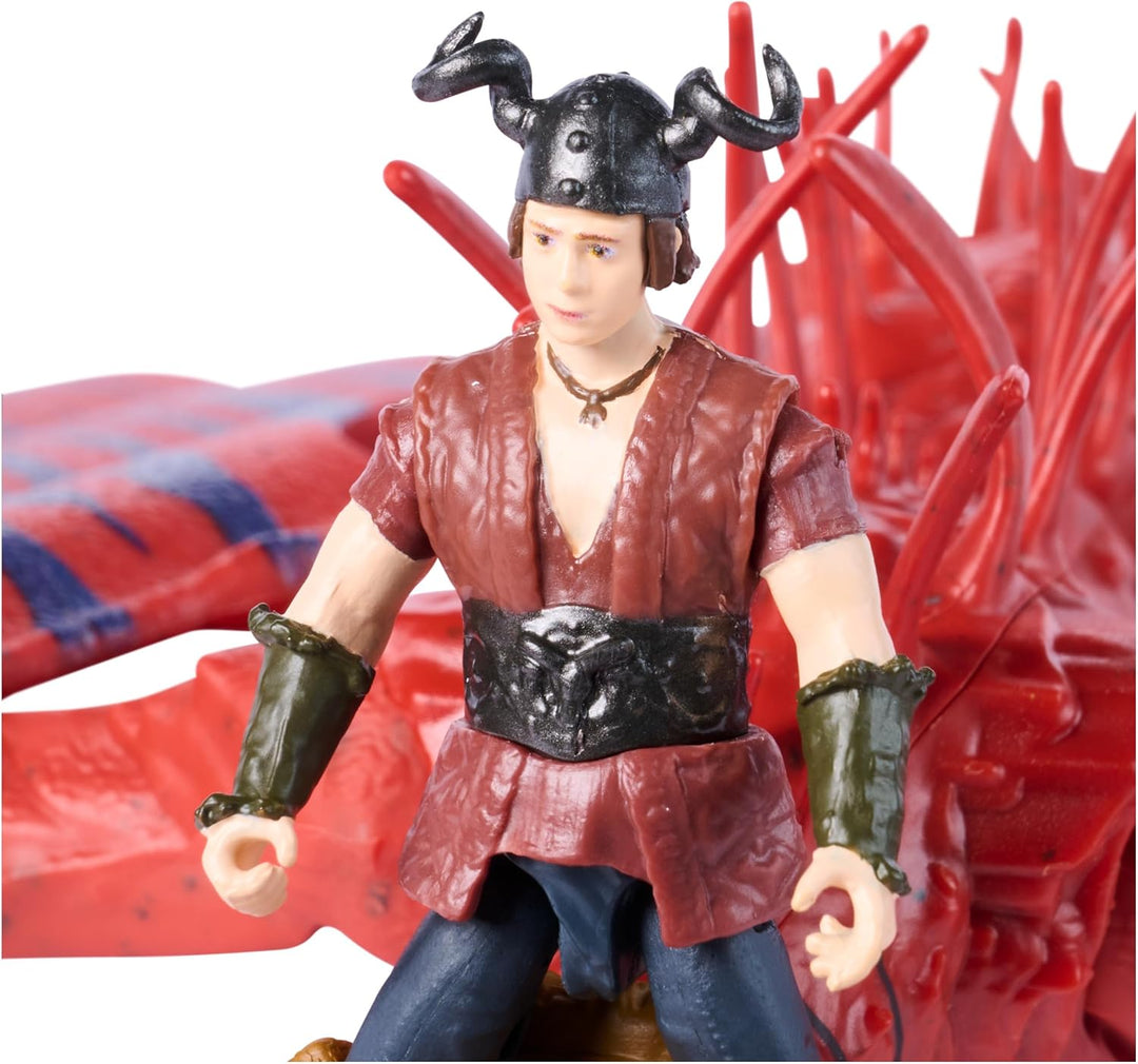 Dreamworks Dragons How to Train Your Dragon, Monstrous Nightmare and Snotlout, Viking Duo Action Fig