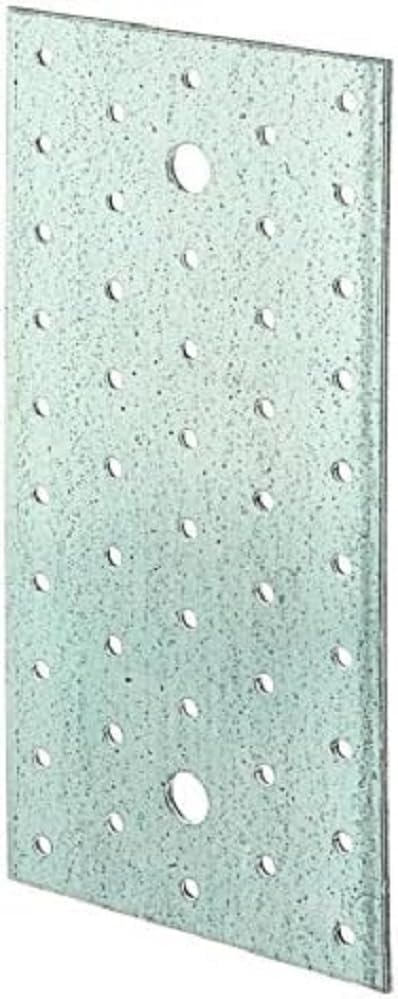 Alberts 847272 Lastrina di giunzione multiforo | zincata con procedimento Sendzimir | 200 x 100 mm |