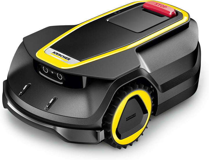 Kärcher Mähroboter RCX 4, ohne Begrenzungskabel, Flächenleistung: 1.500 m², Paralleles Bahnenfahren,