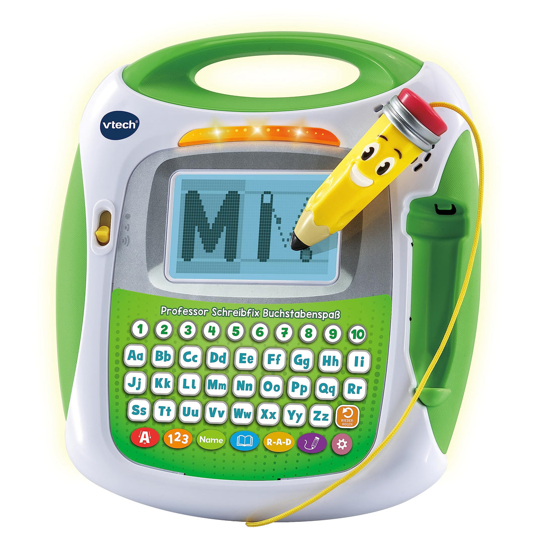 VTech Professor Schreibfix Buchstabenspass – Schreibtafel zum Schreiben und Lesen lernen – Für Kinde