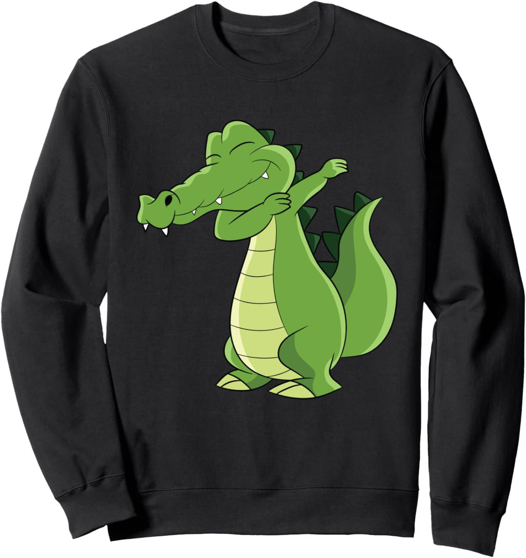 Dabbing Krokodil Dabbendes Krokodil Sweatshirt
