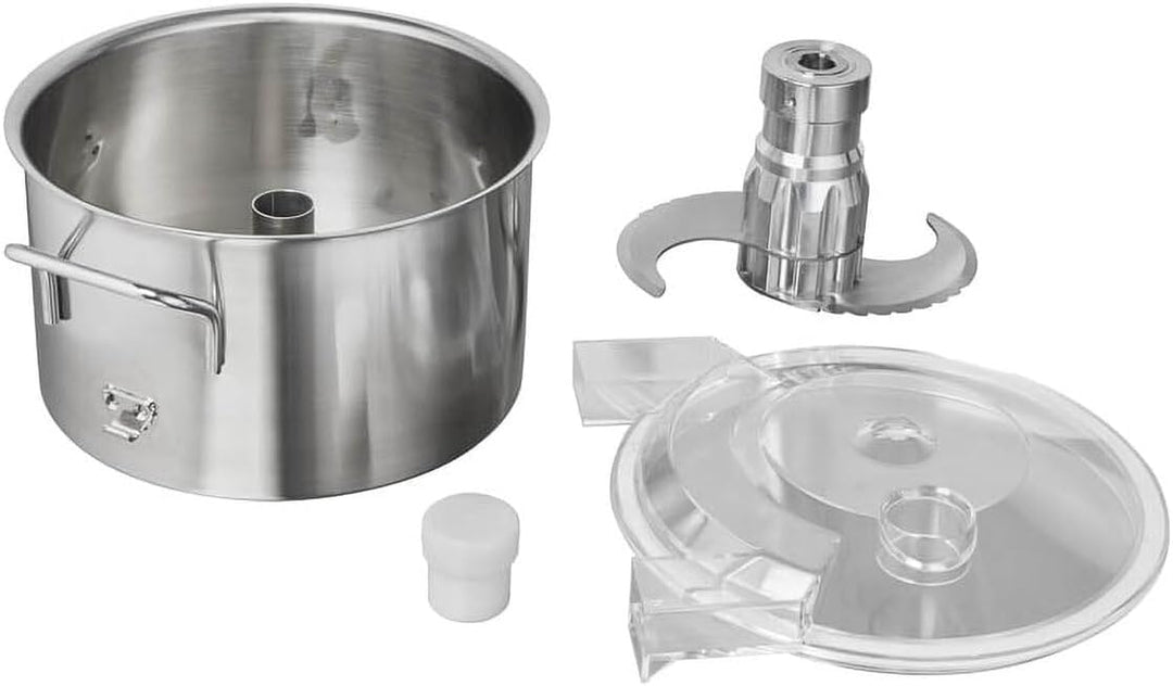 Kutter I 6L Tischkutter I Cutter für Wurst Gemüse Brot I Edelstahl I Vegetables Cutter I Profi-Kutte