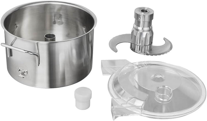Kutter I 6L Tischkutter I Cutter für Wurst Gemüse Brot I Edelstahl I Vegetables Cutter I Profi-Kutte