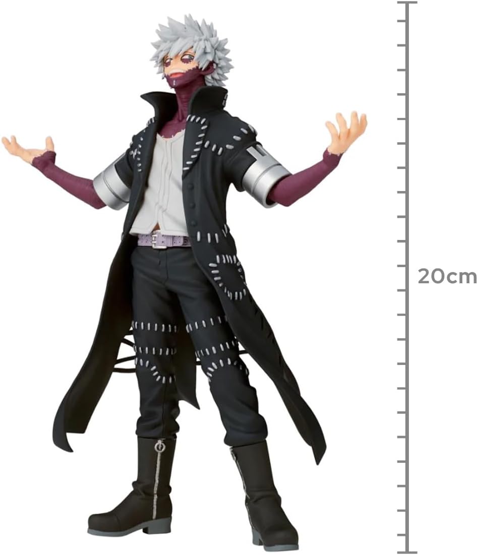 BANPRESTO, Dabi My Hero Academia The Evil Villains DX 20 cm, Mehrfarbig BP88287