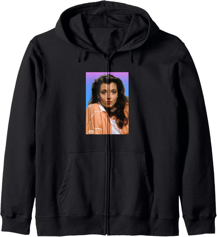 Ferris Bueller Sloane Photoreal Portrait Kapuzenjacke