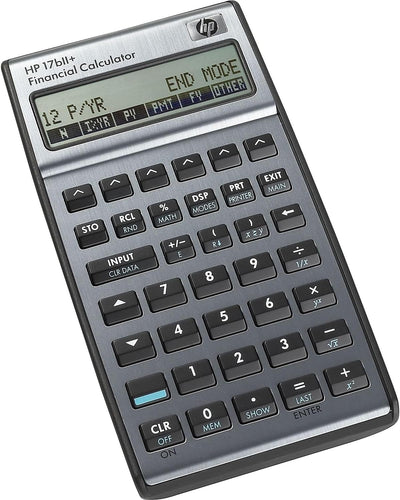 HP-17 B II Plus Hewlett Packard Finanzrechner Eingabelogik: Algebraisch/UPN