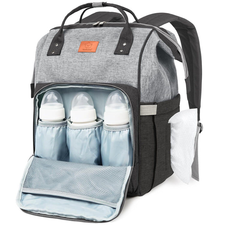KeaBabies Baby Wickeltasche mit Wickelunterlage - Wickelrucksack Baby für Jungen, Mädchen, Wasserdic