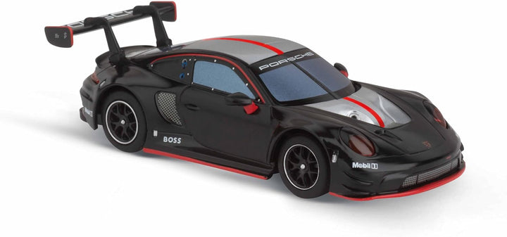 Carrera Hybrid, Porsche 911 GT3 R Black Devil, Massstab 1:50, Front- und Rücklichter, Bis zu 30 Minu