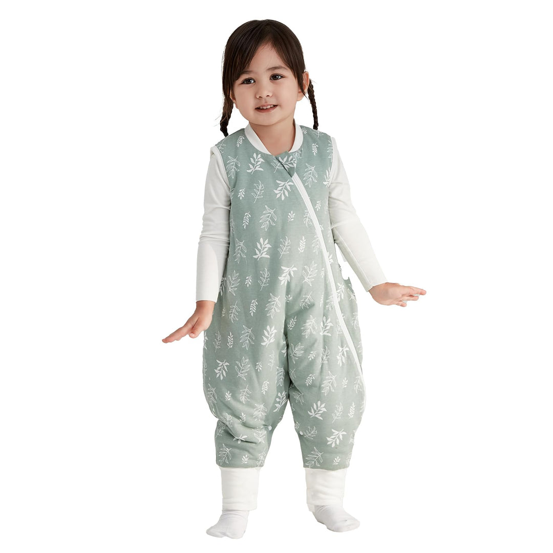 Duomiaomiao Baby Schlafsack mit füssen, Winter mit füssen,100% Baumwolle Schlafsack Baby, Baby Junge