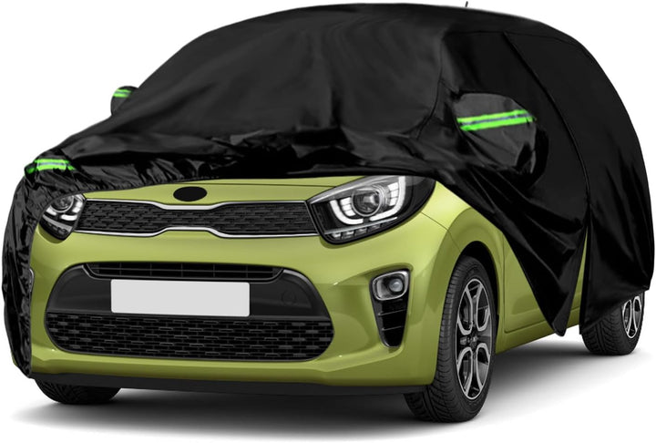 Autoabdeckung Passend für Kia Picanto 2003-2024, wasserdichte Vollgarage Autoplane mit Reissverschlu