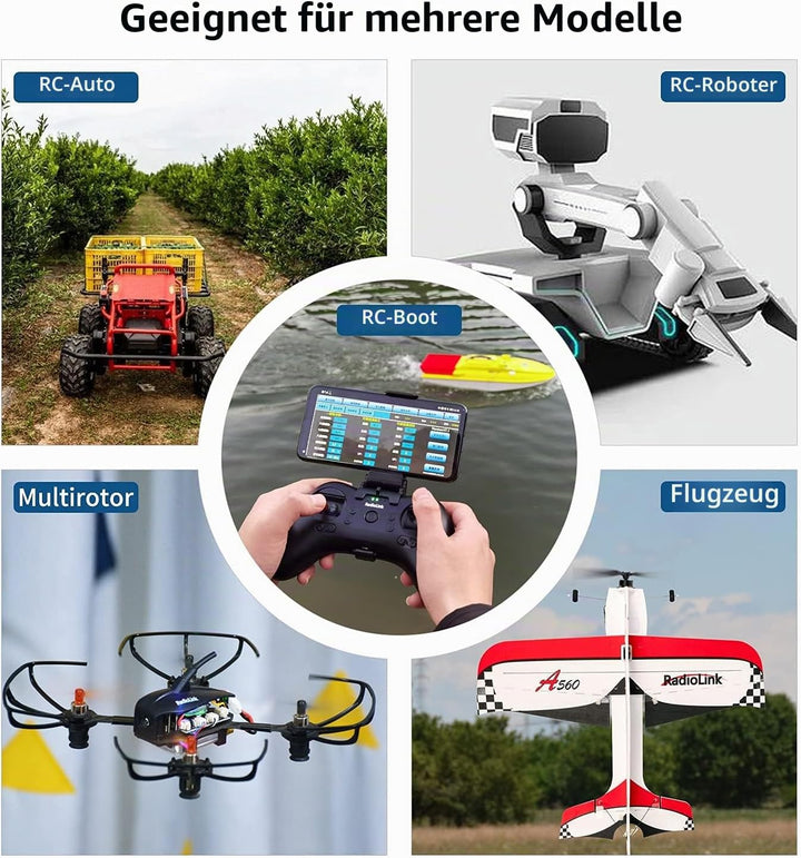 Radiolink T8S 8 Kanäle 2,4 GHz RC Sender und Empfänger R8EF RX, Fernbedienung und Controller Eingeba