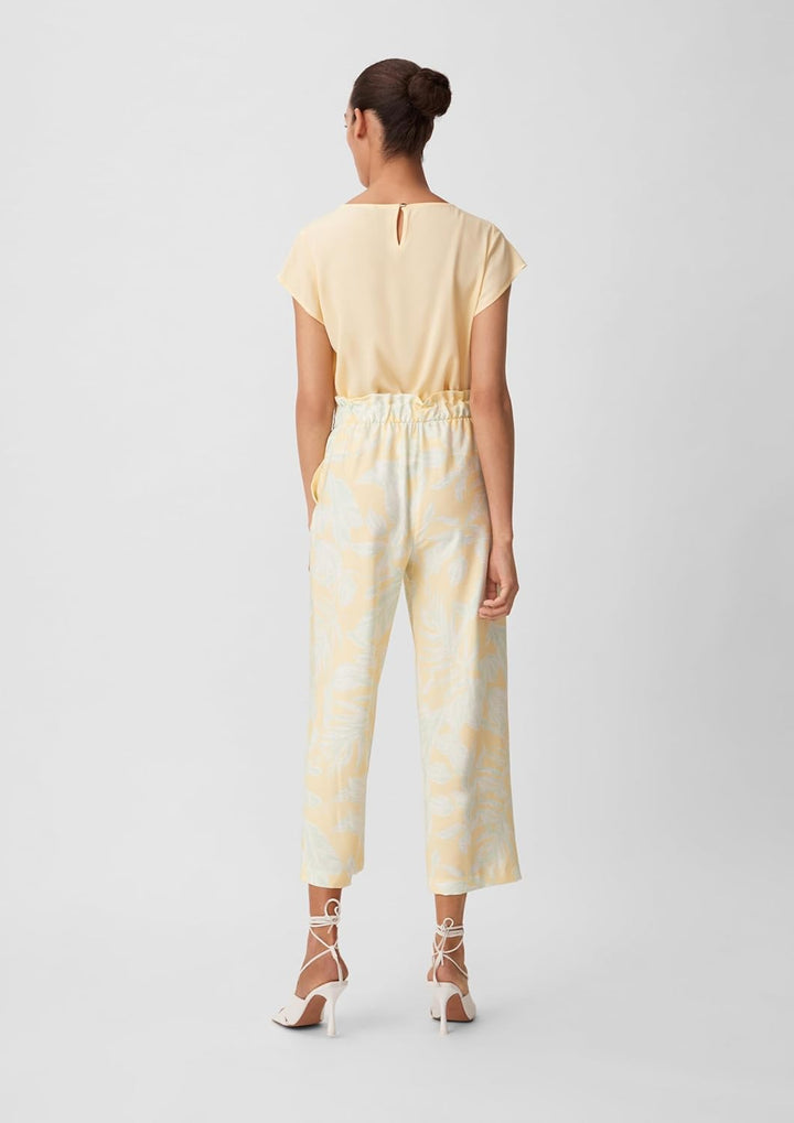 comma Damen Hose, 11c4 Gelb|mehrfarbig