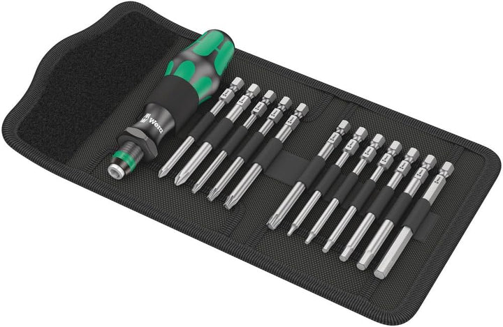 Wera 05004171001 Bicycle Set 2, Fahrrad Schraubendreher Wechselklingen Satz, 13-teilig Schraubendreh