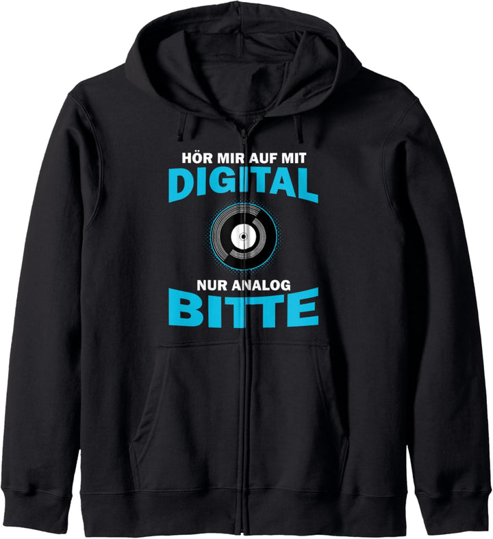 Vinyl Schallplatte Geschenk I Plattensammler Kapuzenjacke