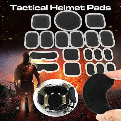 Helmpolster, Helm Unterlage Helmpads Set Ersatzschaum Eva Kits Taktische Schutzkissen mit Magic Stic