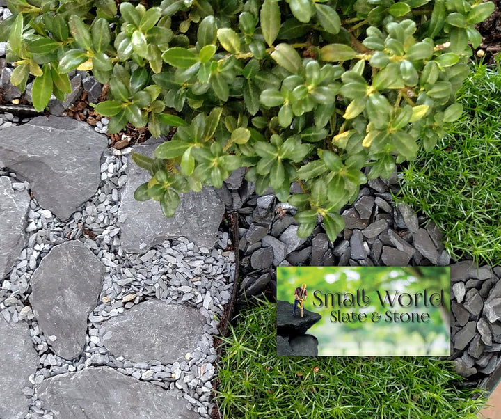 Small World Slate &amp; Stone Schiefer Steine für Miniatur Garten, Fairy Garden, Modell Railroad Streu &amp;