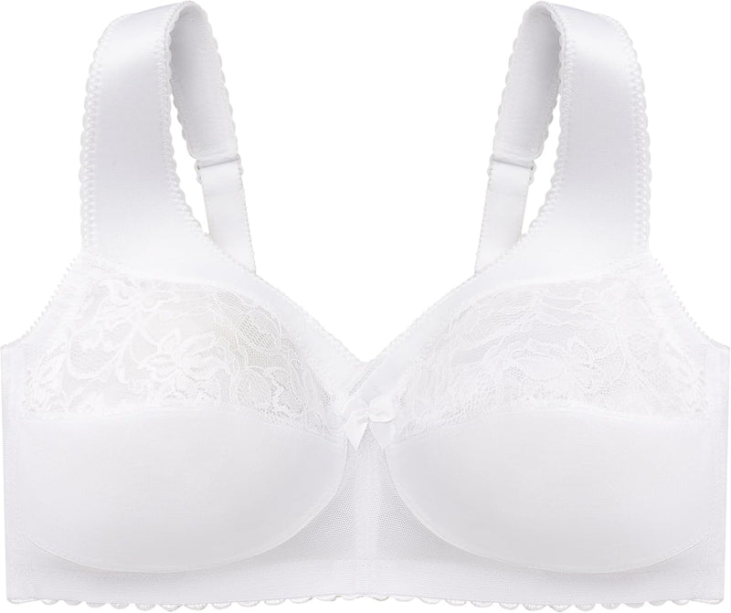 Glamorise Damen MagicLift-stütz Klassik BH, Undurchsichtige 80H Weiss, 80H Weiss