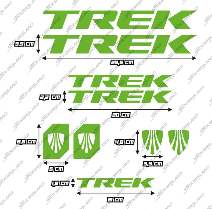 Stickersland® Aufkleber-Set kompatibel mit Rahmen MTB Mountainbike und Helm | Decals Aufkleber für F