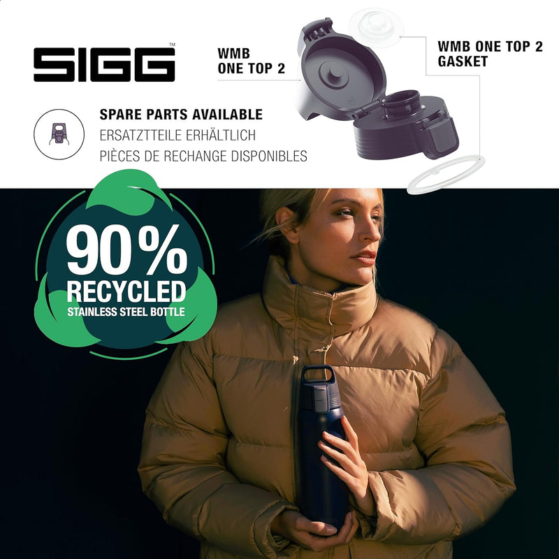 SIGG - Isolierte Trinkflasche - Thermosflasche Shield Therm One Nocturne kohlensäurehaltige Getränke