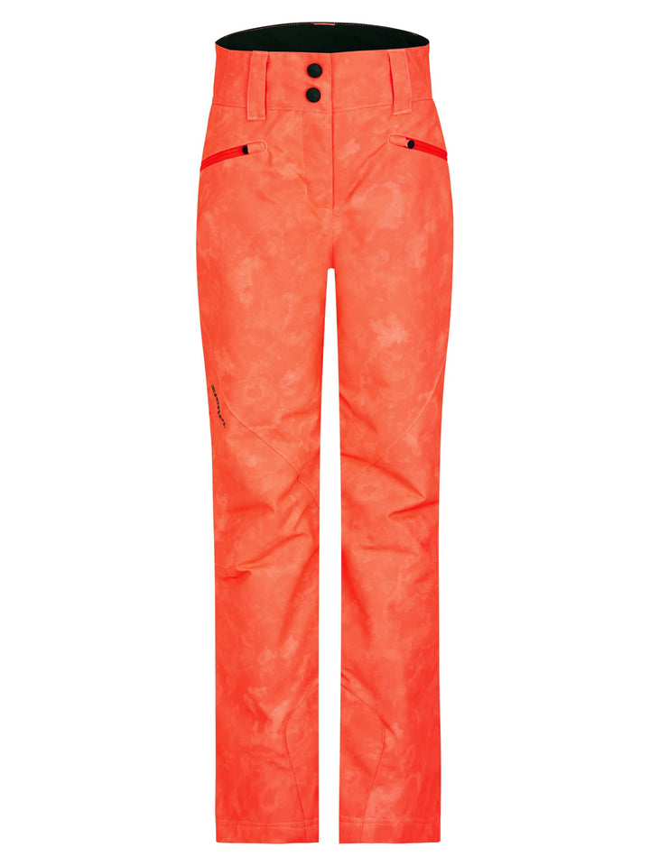 Ziener Mädchen Ski-Hose, Schnee-Hose | wasserdicht, Winddicht, warm Alin 104 Tie Dye Hot Red, 104 Ti