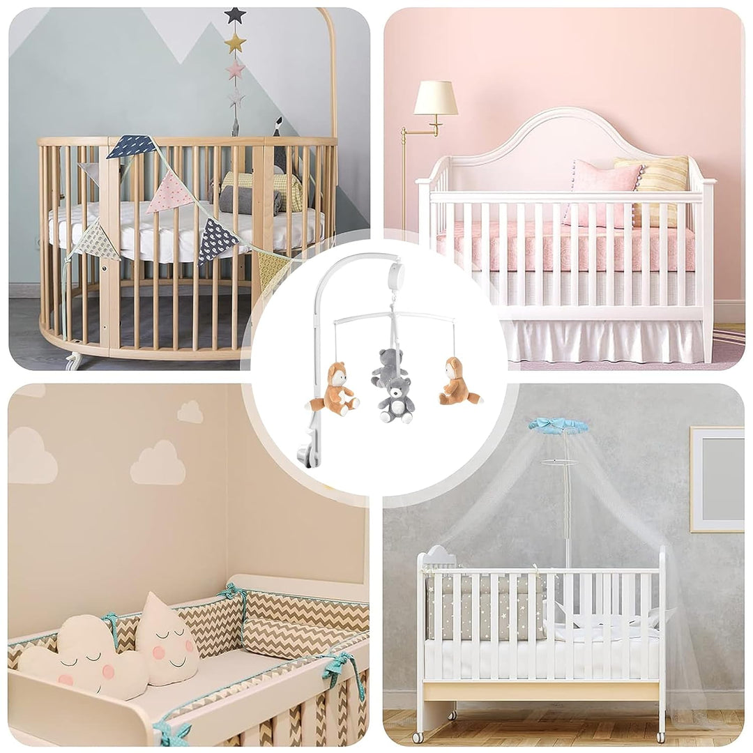 Mobile Halterung für Babybett Kinderbett Mobile Arm mit Mechanische Spieluhr Mobile Halter für Aufhä