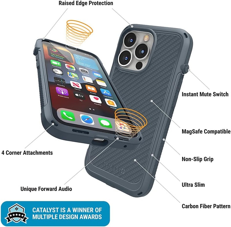 Catalyst – iPhone 13 Pro-Hülle der Vibe-Serie, kompatibel mit MagSafe, sturzsicherer Schutz, schlank