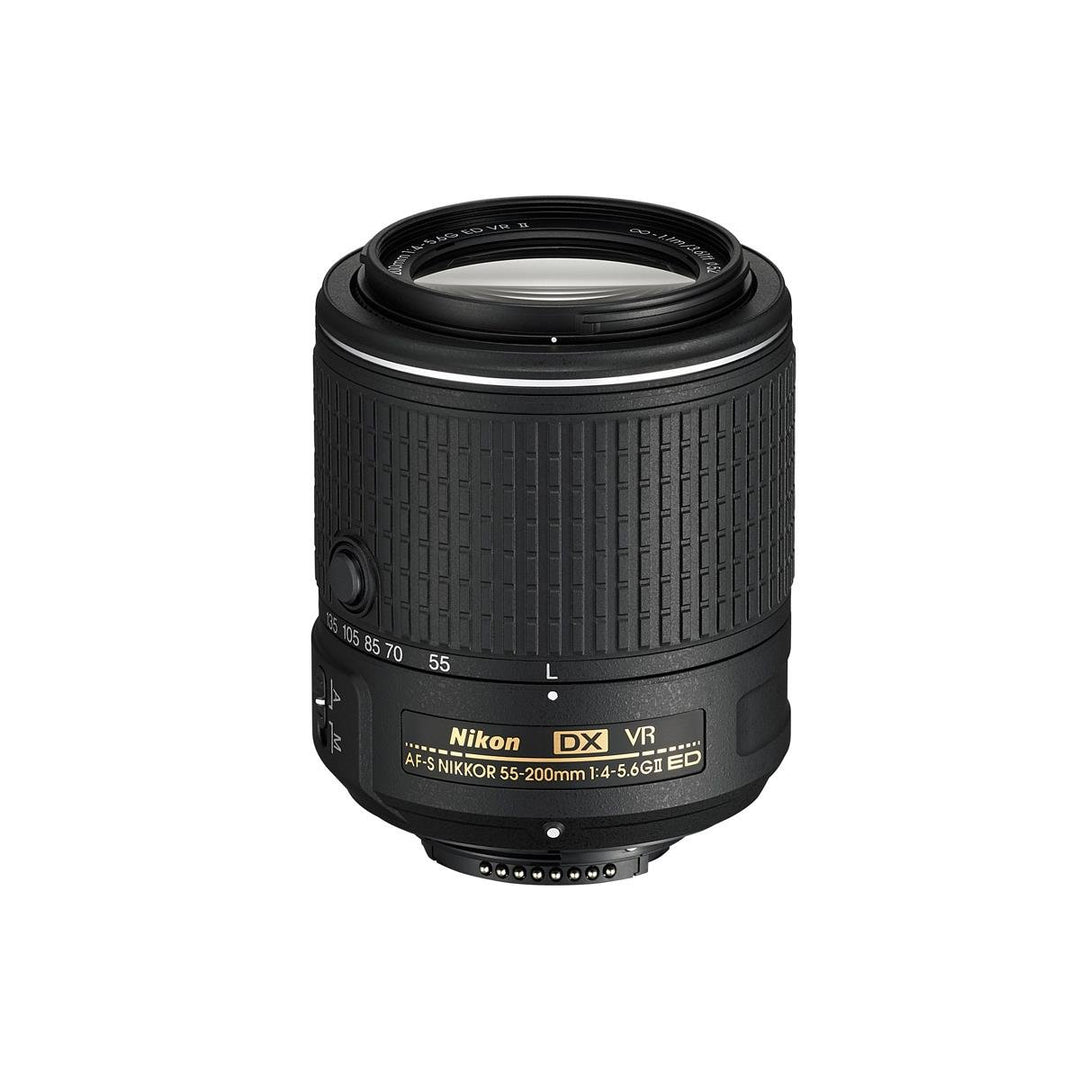 Nikon AF-S DX Nikkor 55-200 mm 1:4-5,6G ED VR II Objektiv schwarz
