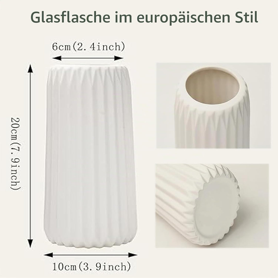 Silvotek Kunstblumen im Topf – Künstliche Blumen Tischdeko Wohnzimmer Pfingstrosen Künstlich, Deko B