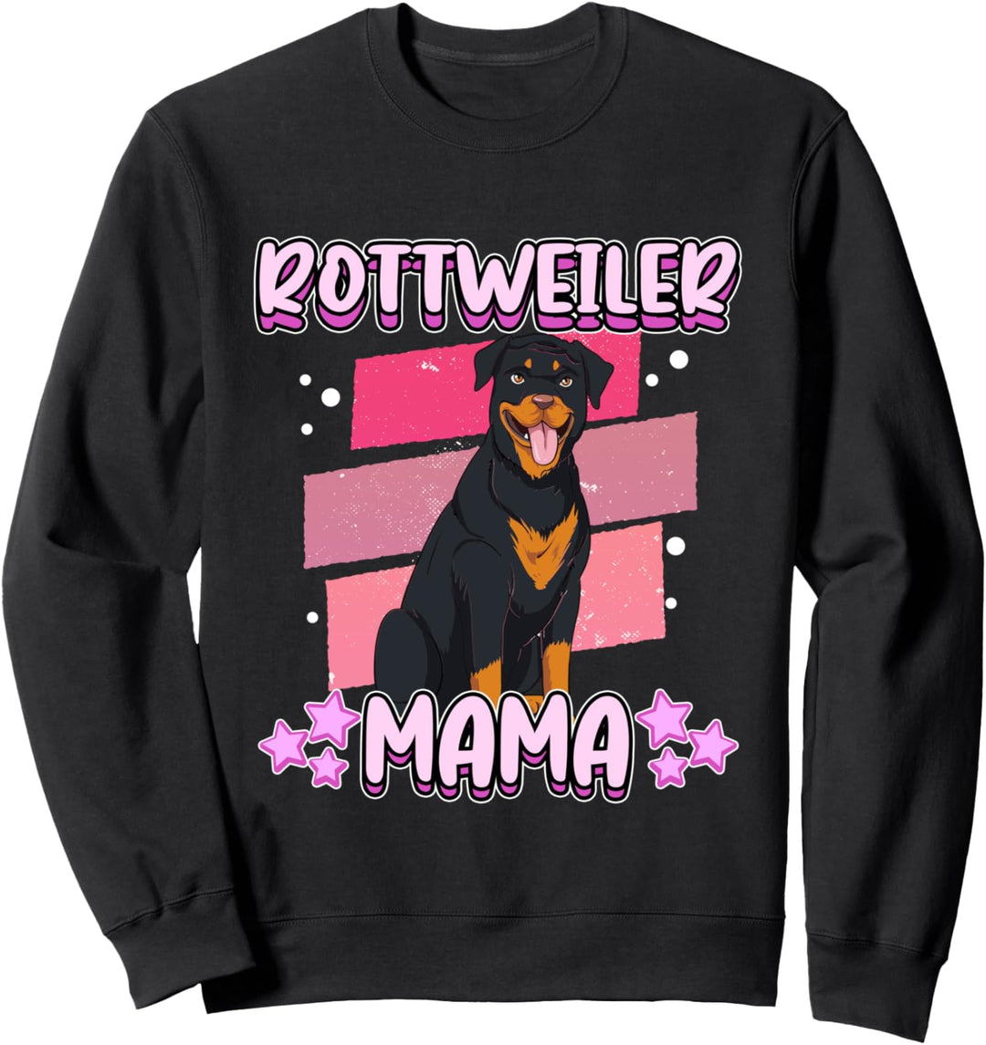 Rottweiler Mama Hund Spruch Sweatshirt