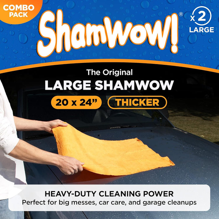 ShamWow Das Original - Super Absorbent Multi-Purpose Cleaning Shammy (Chamois) Tuch-Tuch, maschinenw