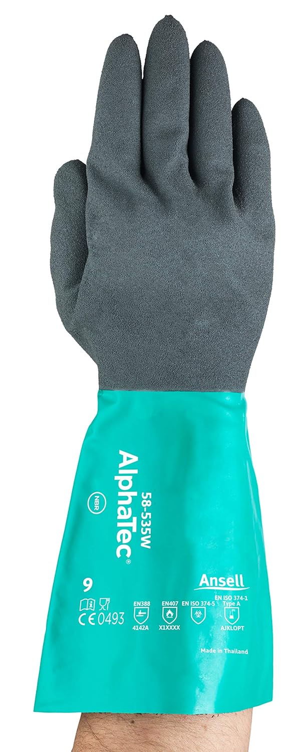 Ansell Unisex 5853x Handschuhe, Weiss Innen, 10 EU Weiβes Futter 10 (XL), Weiβes Futter 10 (XL)