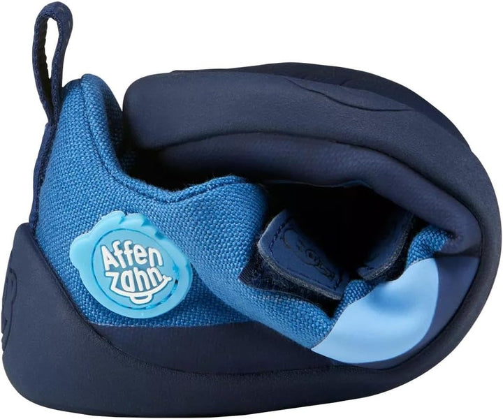 Affenzahn Barfussschuh Baumwolle Lucky Klettverschluss Vegan rutschfest Flexibel Reflektierend für d