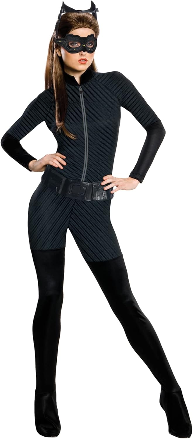 Rubie 's Offizielles Damen Dark Knight Catwoman Erwachsene Kostüm – Kleine S Schwarz, S Schwarz